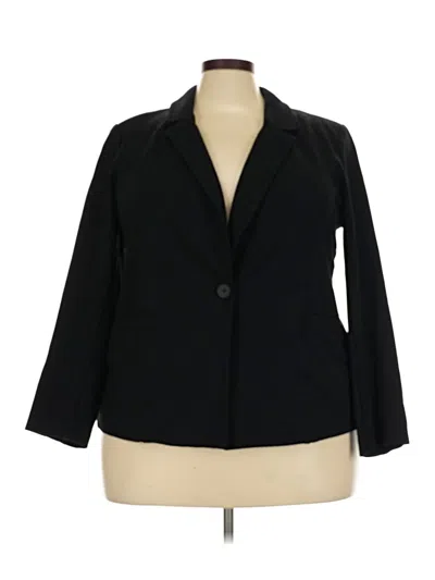 Pre-owned Torrid Blazer Jacket In Black