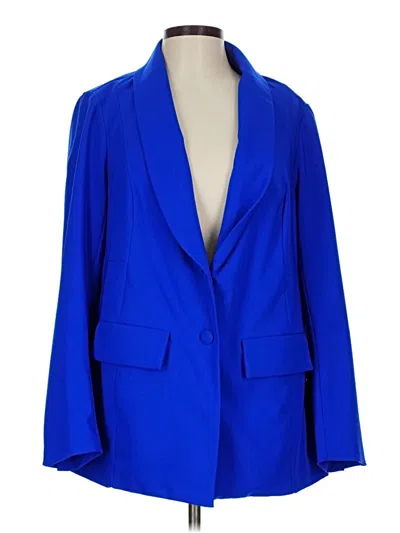 Pre-owned Torrid Blazer Jacket In Blue