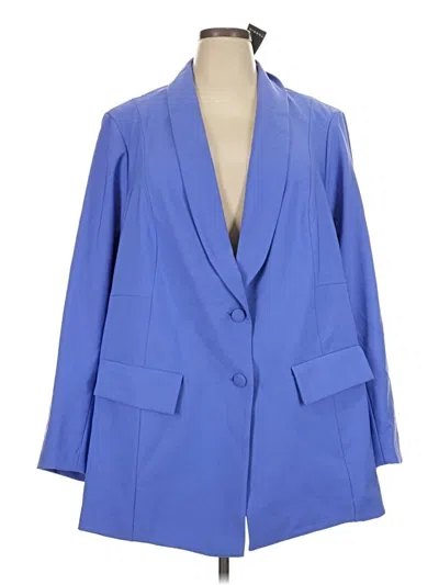 Pre-owned Torrid Blazer Jacket In Blue