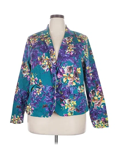Pre-owned Torrid Blazer Jacket In Blue