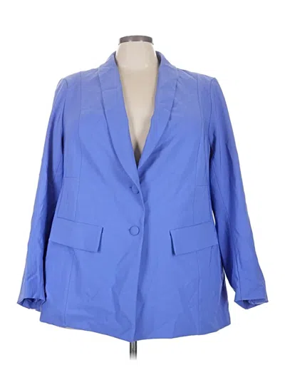 Pre-owned Torrid Blazer Jacket In Blue