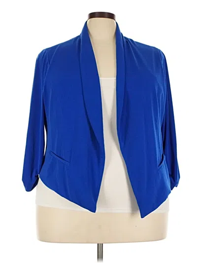 Pre-owned Torrid Blazer Jacket In Blue