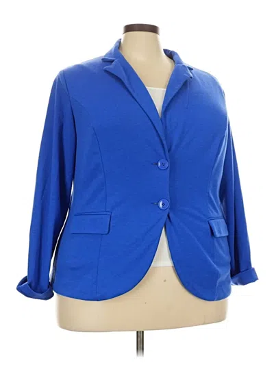 Pre-owned Torrid Blazer Jacket In Blue