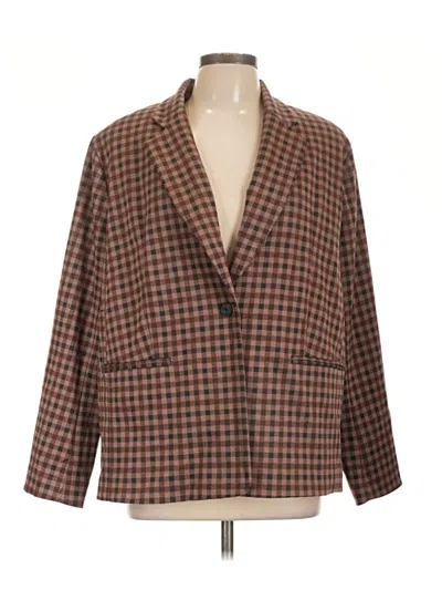 Pre-owned Torrid Blazer Jacket In Brown