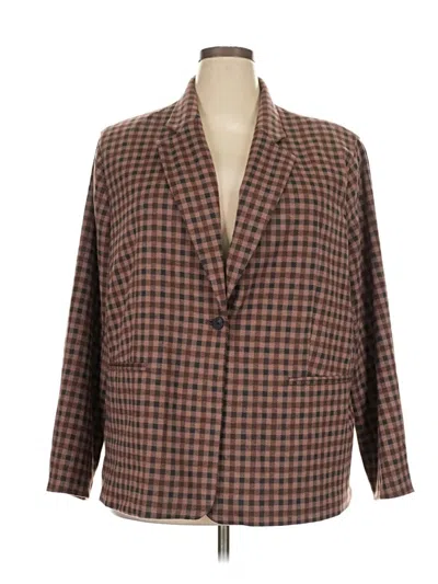 Pre-owned Torrid Blazer Jacket In Brown