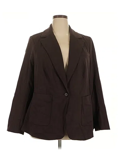 Pre-owned Torrid Blazer Jacket In Brown