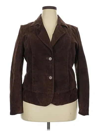 Pre-owned Torrid Blazer Jacket In Brown