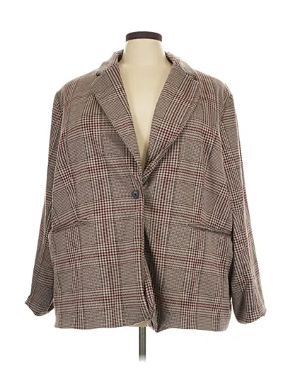 Pre-owned Torrid Blazer Jacket In Brown