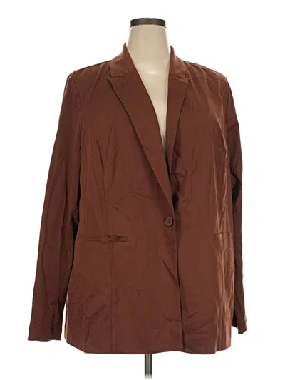 Pre-owned Torrid Blazer Jacket In Brown