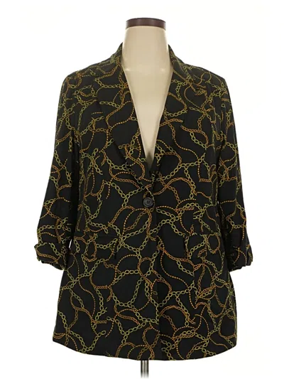 Pre-owned Torrid Blazer Jacket In Gold
