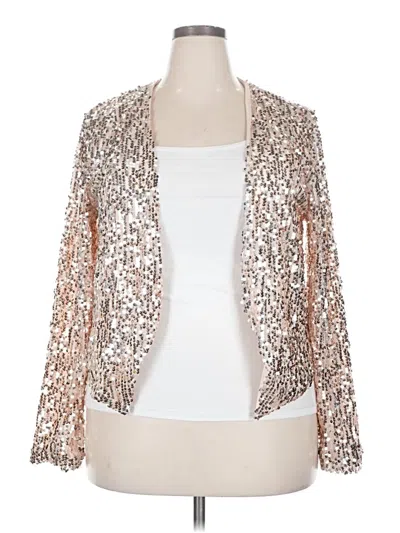 Pre-owned Torrid Blazer Jacket In Gold