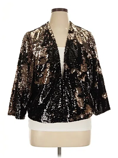 Pre-owned Torrid Blazer Jacket In Gold