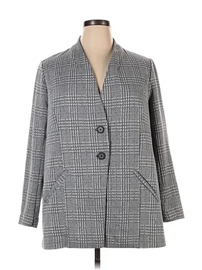 Pre-owned Torrid Blazer Jacket In Gray