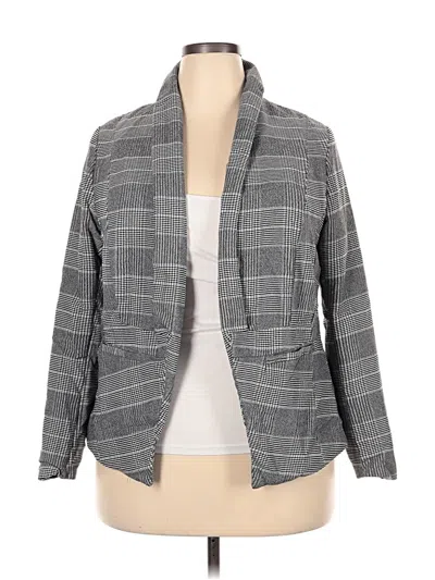 Pre-owned Torrid Blazer Jacket In Gray