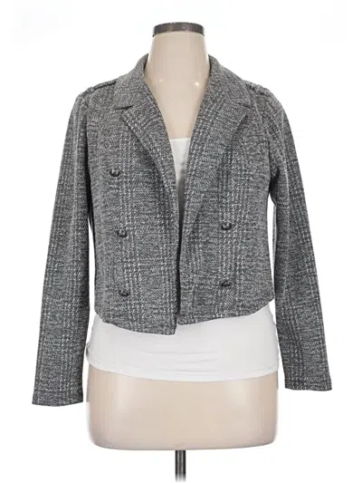Pre-owned Torrid Blazer Jacket In Gray