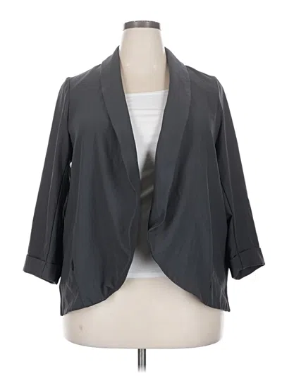 Pre-owned Torrid Blazer Jacket In Gray