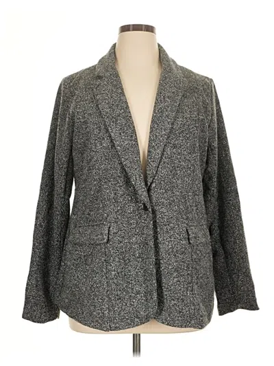 Pre-owned Torrid Blazer Jacket In Gray