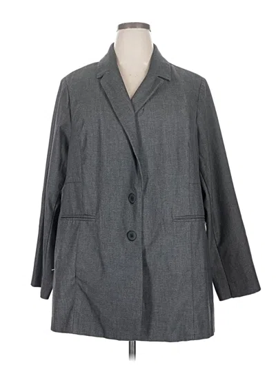 Pre-owned Torrid Blazer Jacket In Gray
