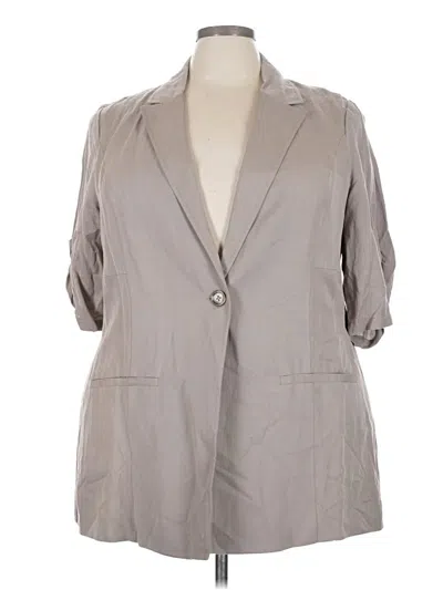 Pre-owned Torrid Blazer Jacket In Gray