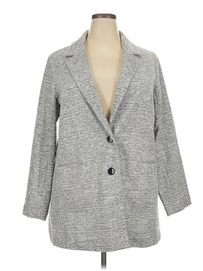 Pre-owned Torrid Blazer Jacket In Gray