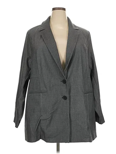 Pre-owned Torrid Blazer Jacket In Gray
