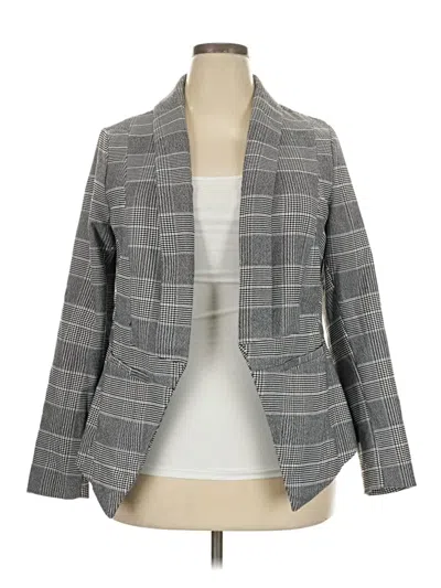 Pre-owned Torrid Blazer Jacket In Gray