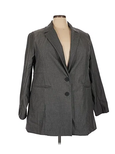 Pre-owned Torrid Blazer Jacket In Gray
