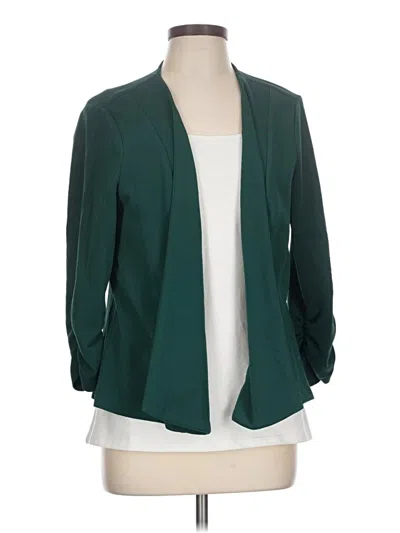 Pre-owned Torrid Blazer Jacket In Green