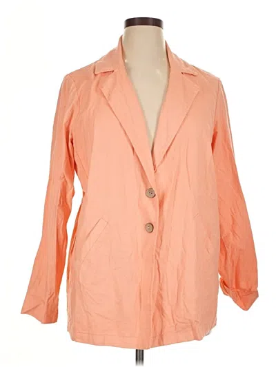 Pre-owned Torrid Blazer Jacket In Orange