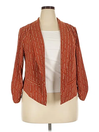 Pre-owned Torrid Blazer Jacket In Orange