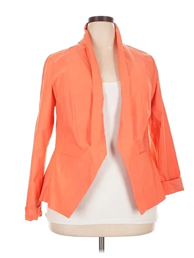 Pre-owned Torrid Blazer Jacket In Orange