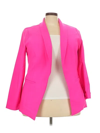 Pre-owned Torrid Blazer Jacket In Pink