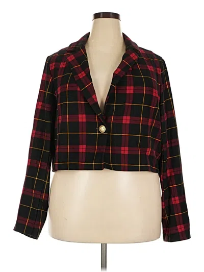 Pre-owned Torrid Blazer Jacket In Red