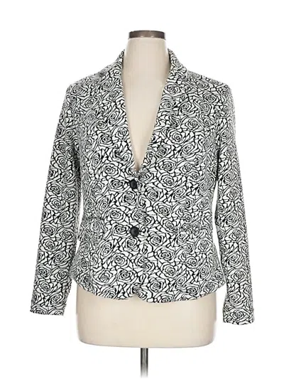 Pre-owned Torrid Blazer Jacket In Silver
