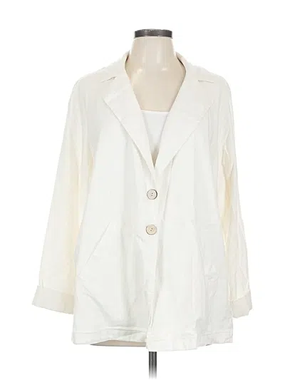 Pre-owned Torrid Blazer Jacket In White