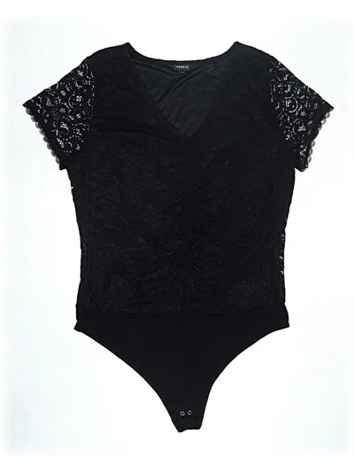 Pre-owned Torrid Bodysuit In Black