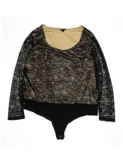 Pre-owned Torrid Bodysuit In Black