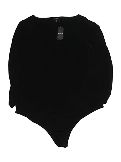 Pre-owned Torrid Bodysuit In Black