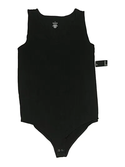 Pre-owned Torrid Bodysuit In Black