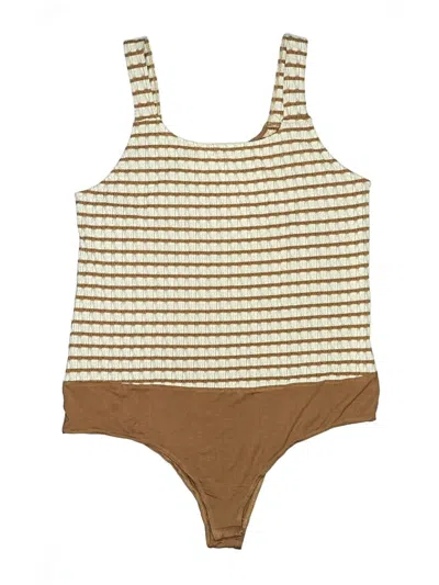 Pre-owned Torrid Bodysuit In Brown