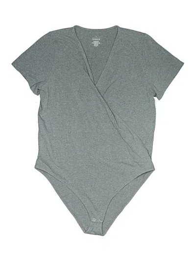Pre-owned Torrid Bodysuit In Gray