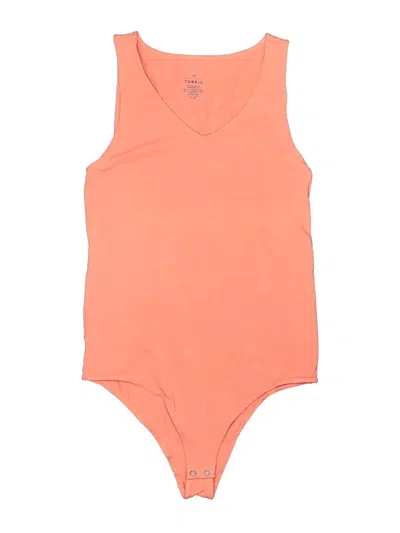 Pre-owned Torrid Bodysuit In Orange