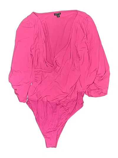 Pre-owned Torrid Bodysuit In Pink