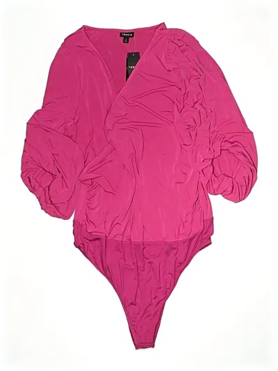 Pre-owned Torrid Bodysuit In Pink