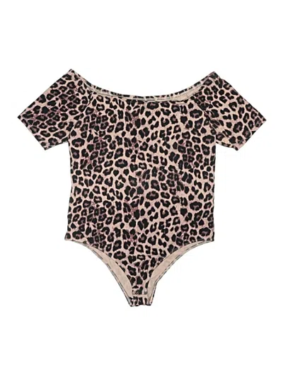 Pre-owned Torrid Bodysuit In Tan