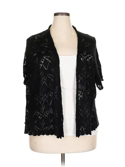 Pre-owned Torrid Cardigan Sweater In Black