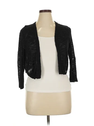 Pre-owned Torrid Cardigan Sweater In Black