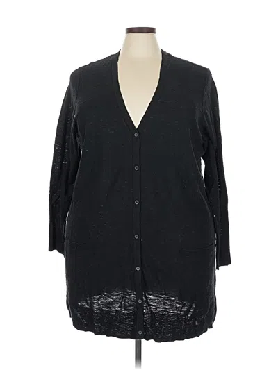 Pre-owned Torrid Cardigan Sweater In Black