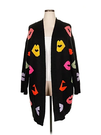 Pre-owned Torrid Cardigan Sweater In Black