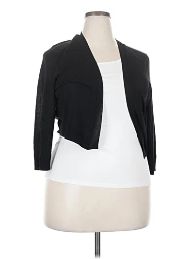 Pre-owned Torrid Cardigan Sweater In Black